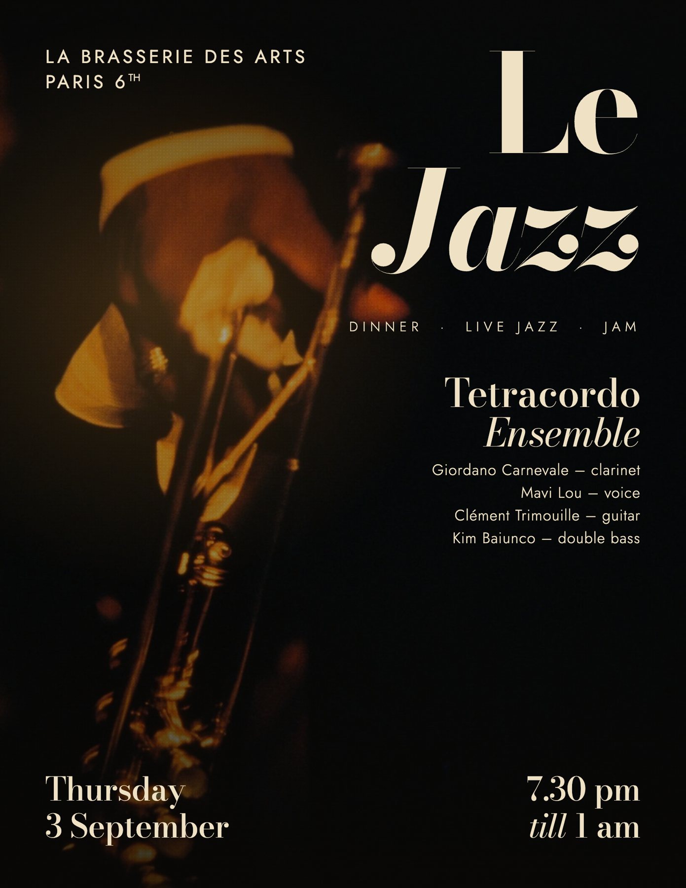 Le Jazz, l'affiche