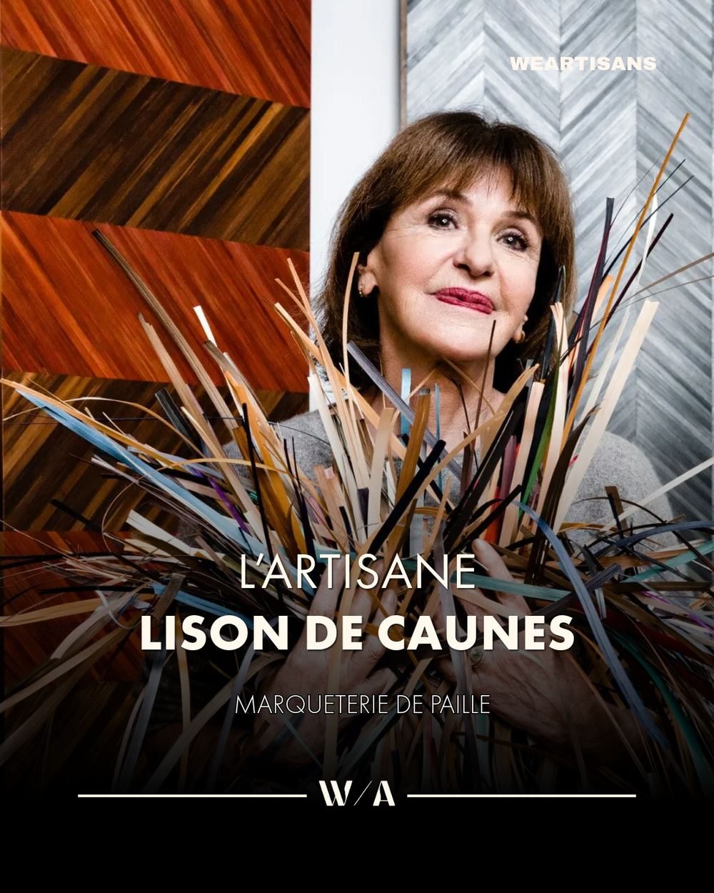 Lison de Caunes, marqueterie de paille, podcast We Artisans