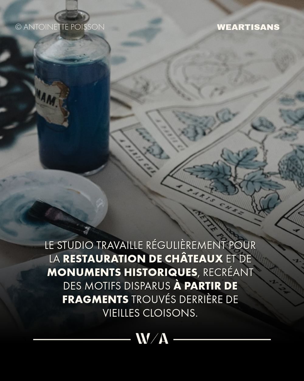Atelier de papier, série We Artisans